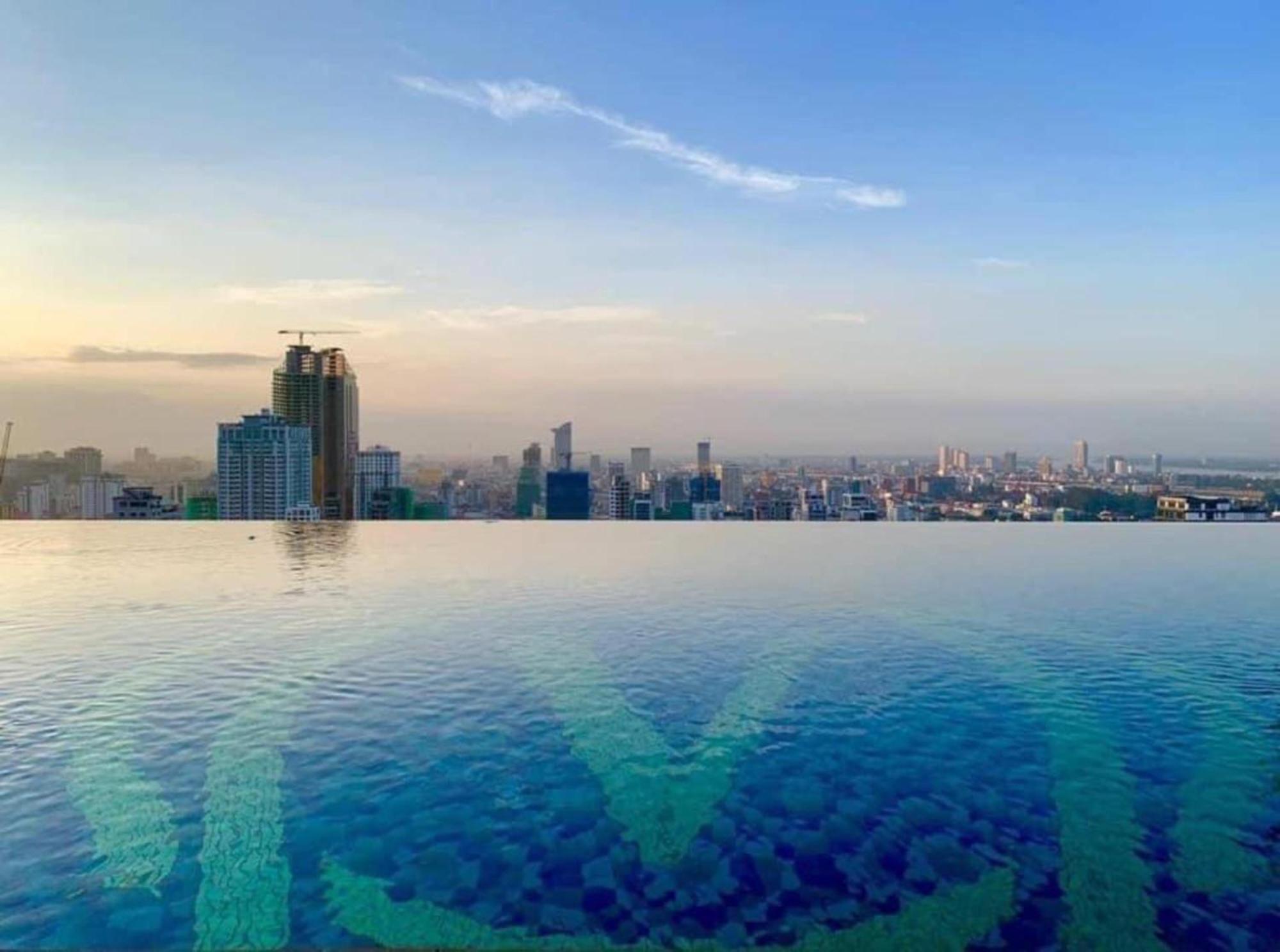 The View Serviced Residence 豪景日式酒店公寓 Phnom Penh Exterior foto